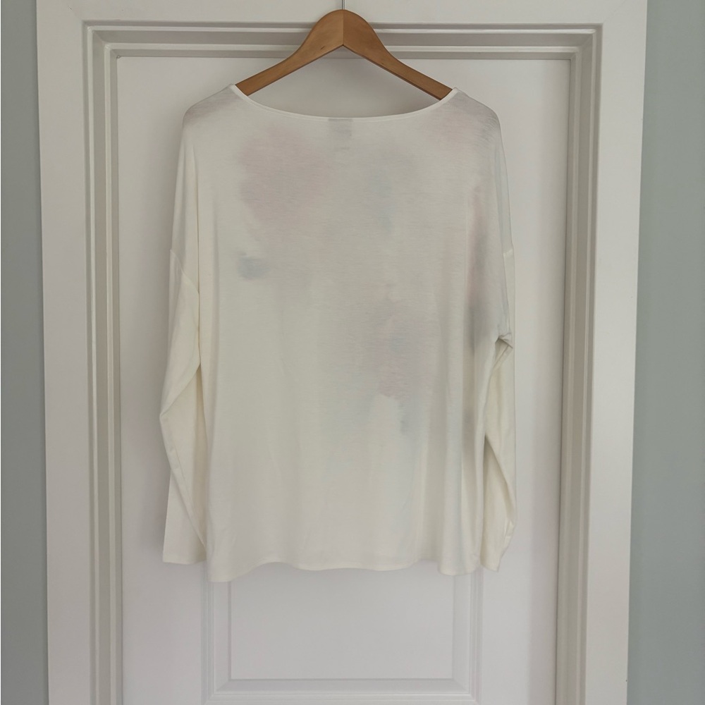 Chico’s Floral Long Sleeve Top XL/3 - Picture 7 of 9